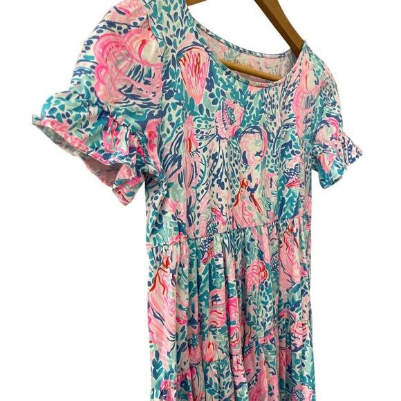 Lilly Pulitzer Jodee Swing Drewss in Shellobration Pink Size XXS - Picture 8 of 11